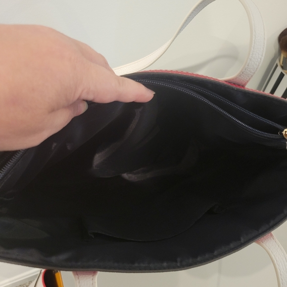 Tommy Hilfiger Nautical Navy, Red and White Tote - Picture 4 of 6